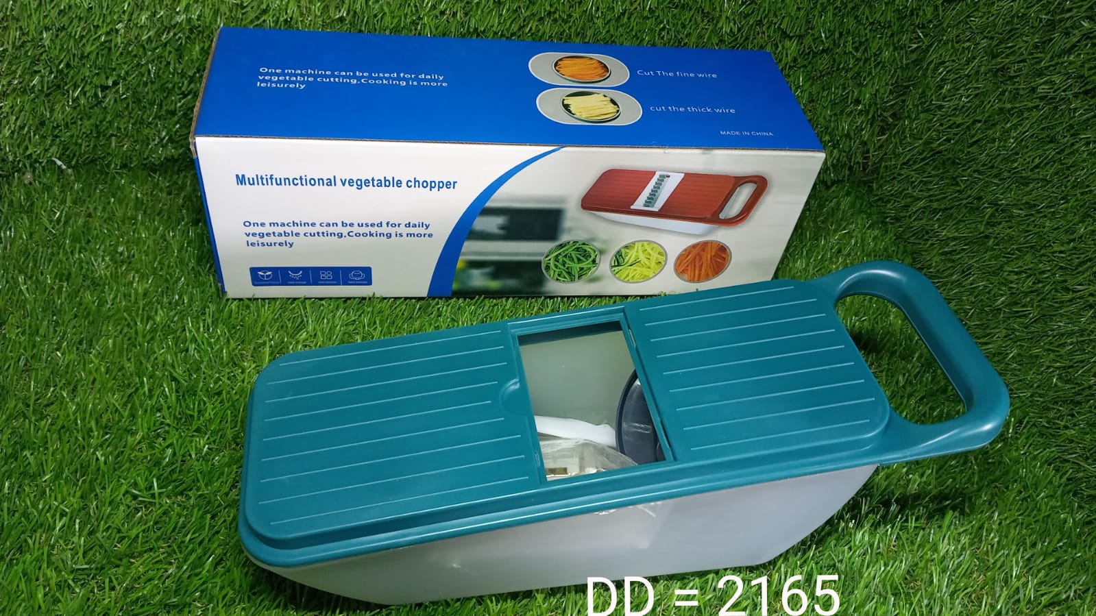 2165 Multifunctional Vegetable Slicer Cutter Onion and Potato Slicer cutter with 6blades and 1 peeler DeoDap 2165 Multifunctional Vegetable Slicer Cutter Onion and Potato Slicer cutter with 6blades and 1 peeler DeoDap